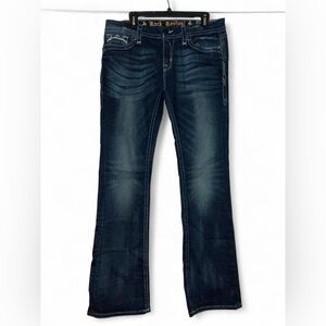 Rock Revival Dark Blue Boot Cut Jeans